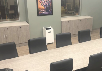 AIRBOX in a conference room