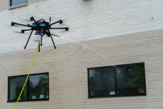 window cleaning drone