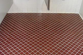 Red tile after SaniGlaze