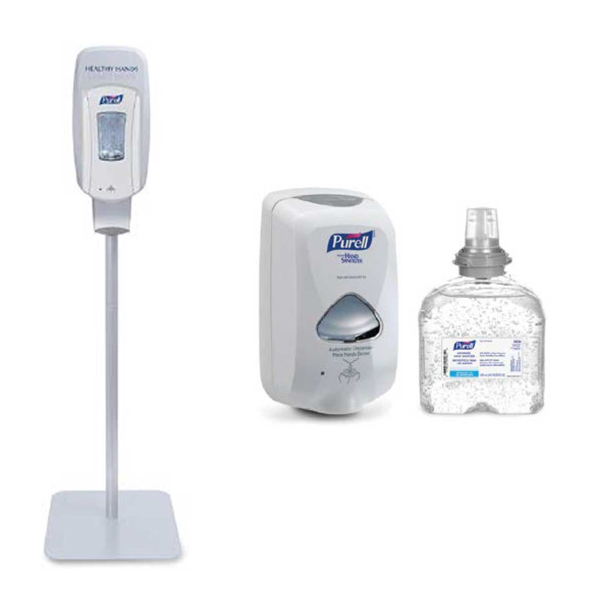 Hand sanitizer dispenser for employee use at disinfecting and sanitizing in your office